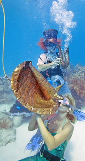 The quirky concert also promotes the serious cause of preserving the Keys’ unique coral reef ecosystem.